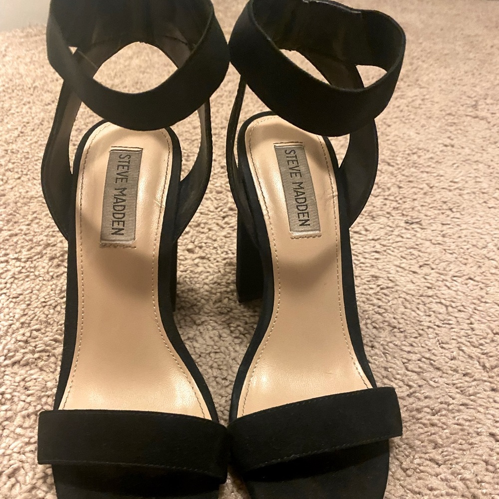 Steve Madden black high heels. - Picture 2 of 4